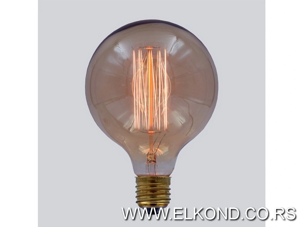 Sijalica  60W E27 AMBER G125 2200K RETRO MITEA